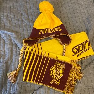 Cleveland cavaliers hat and scarf set